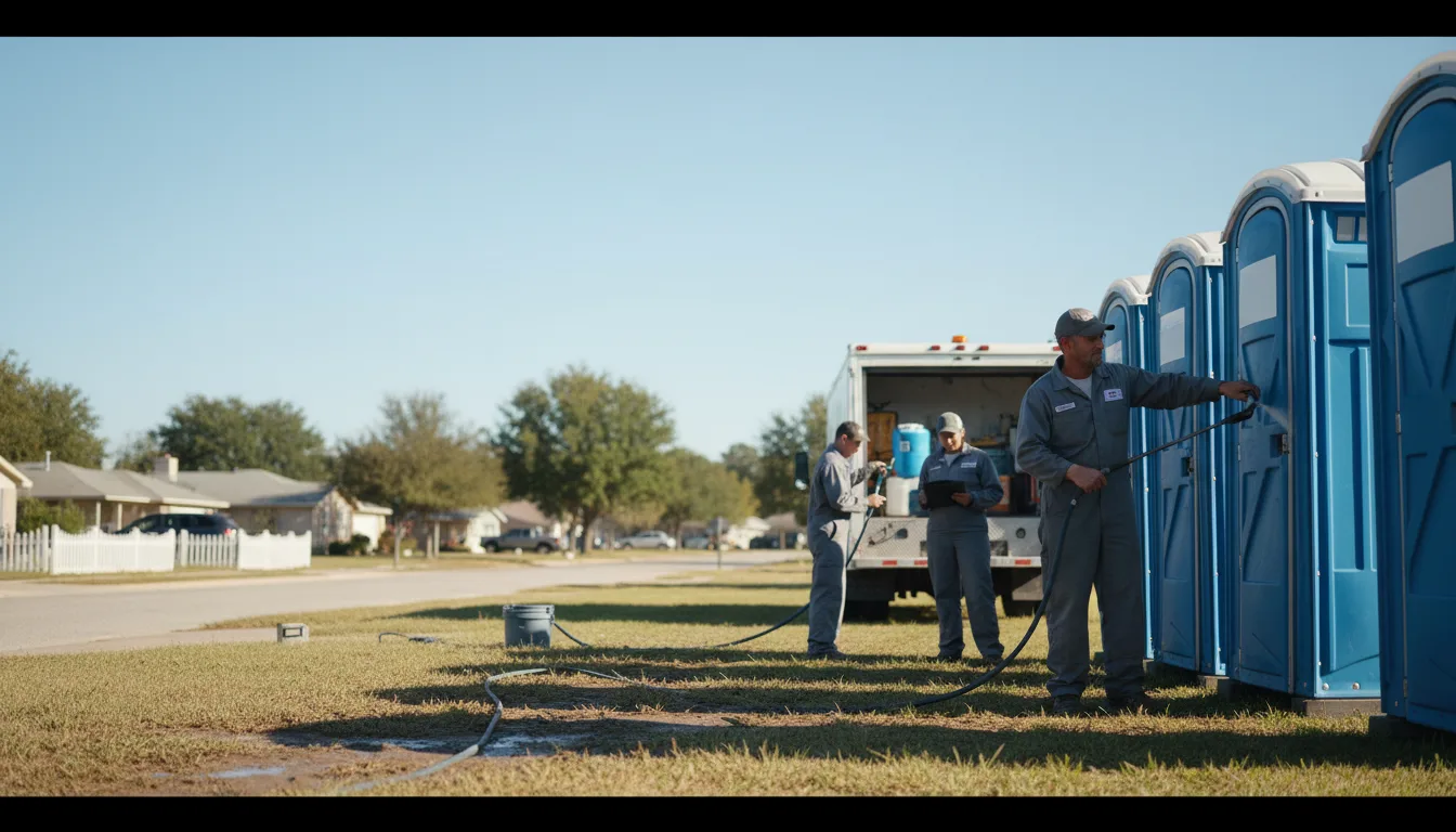 Long-Term Portable Toilet Rental in Covington, LA near me